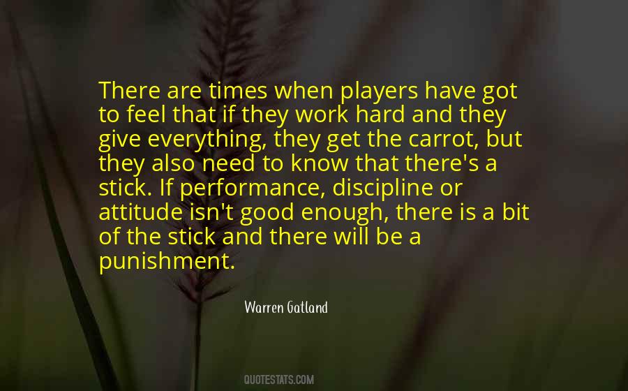 Player Attitude Quotes #1224050