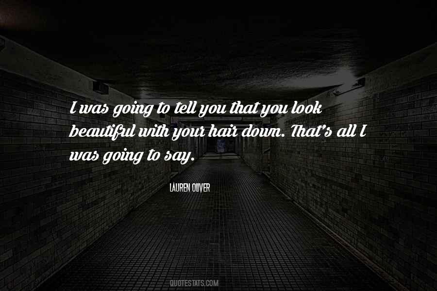 I Love You Beautiful Quotes #849319