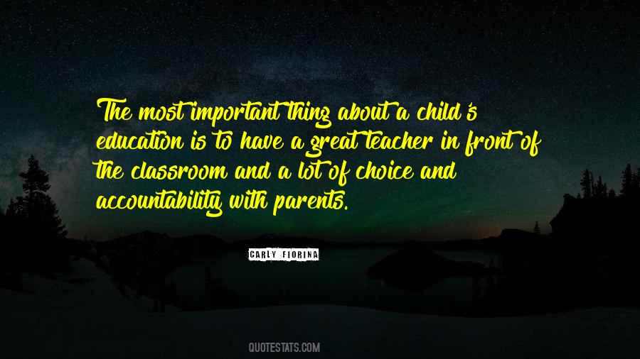 Parent And Teacher Quotes #162817