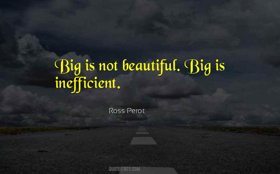 Big Is Beautiful Quotes #516760