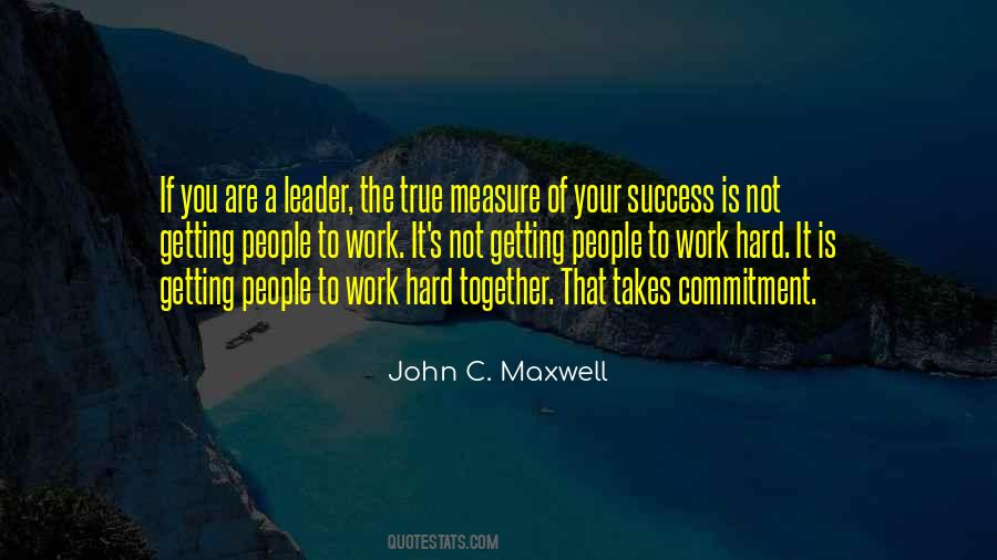 Leader Success Quotes #1073632