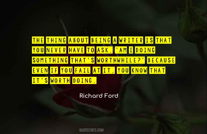 I Am Worth Something Quotes #1083918
