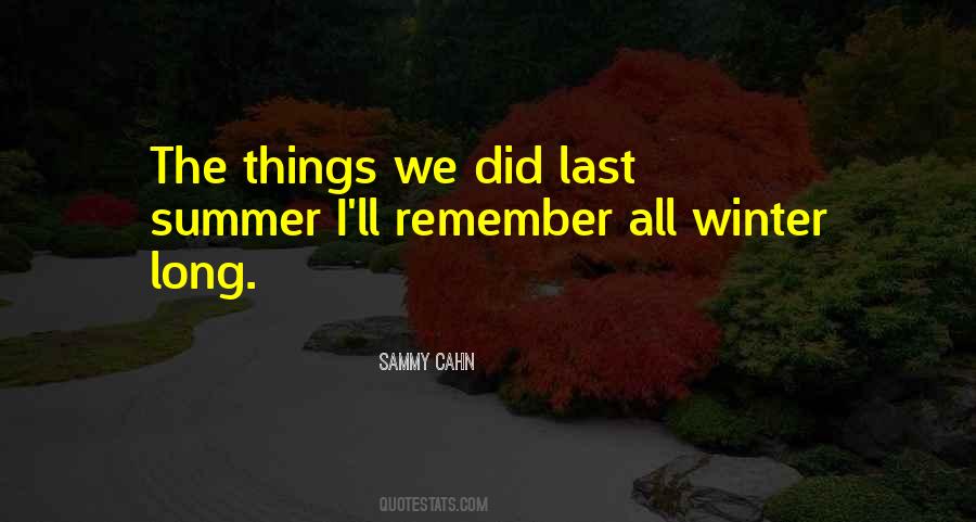 Long Summer Quotes #561755