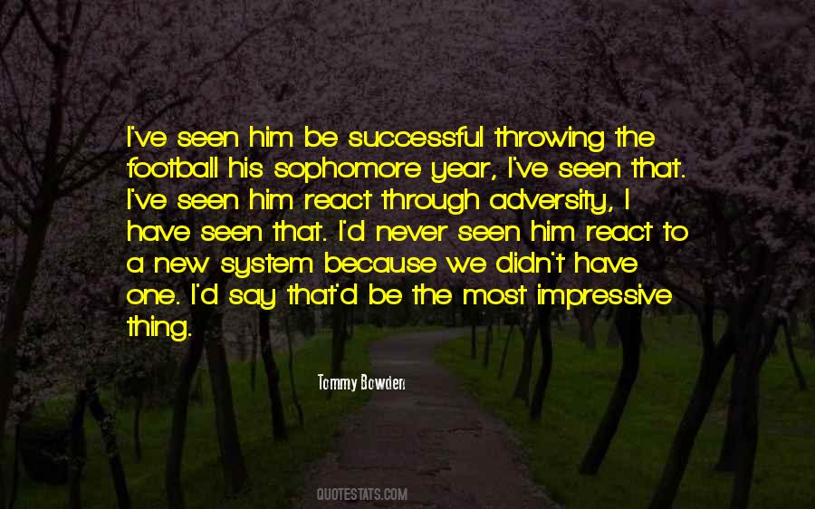 Football Adversity Quotes #1330471