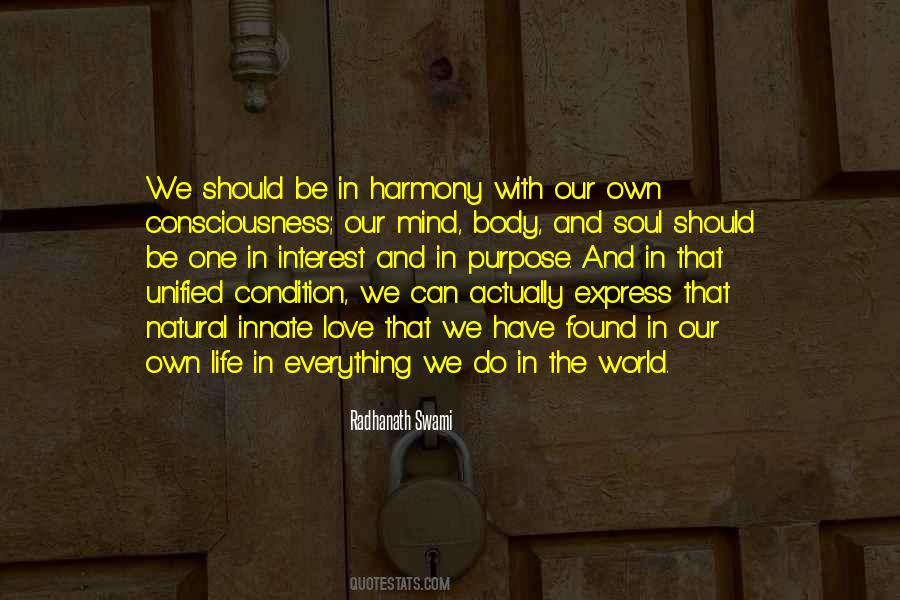 Our Own Interest Quotes #1396305