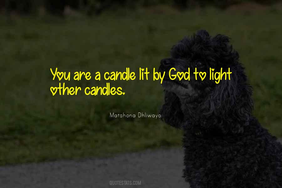 A Lit Candle Quotes #410550