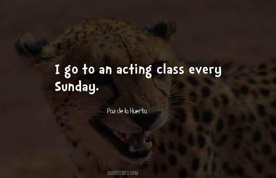 Sunday Class Quotes #1016943