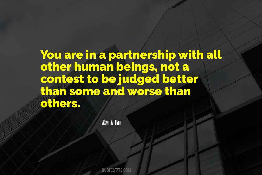 Quotes About A Partnership #1343138