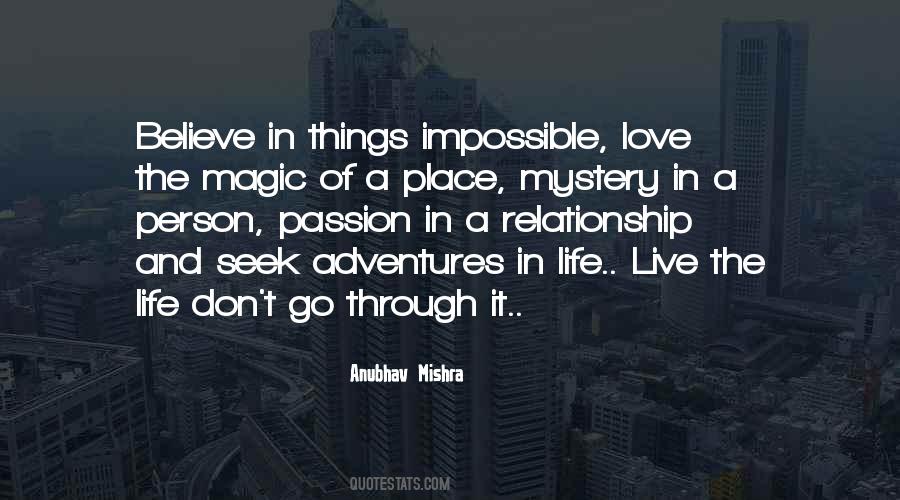 Impossible Life Quotes #179393