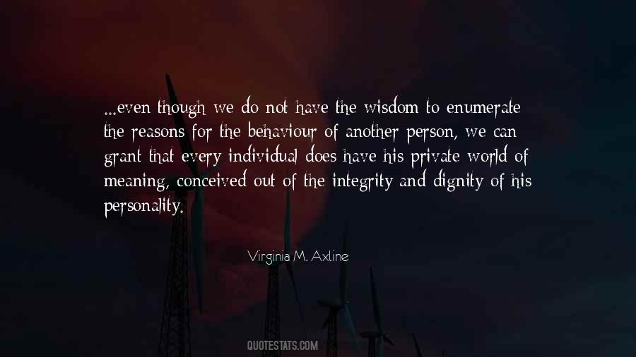 Integrity And Dignity Quotes #809467