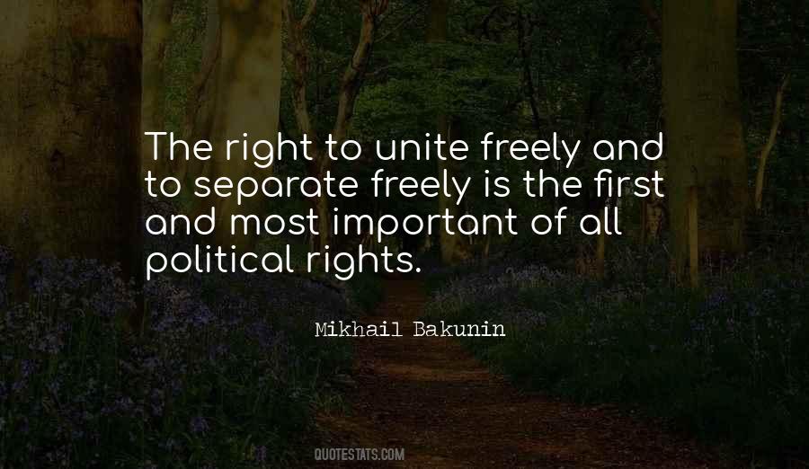 Quotes About The Political Right #1009758