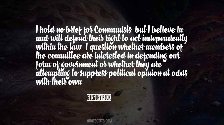 Quotes About The Political Right #52156