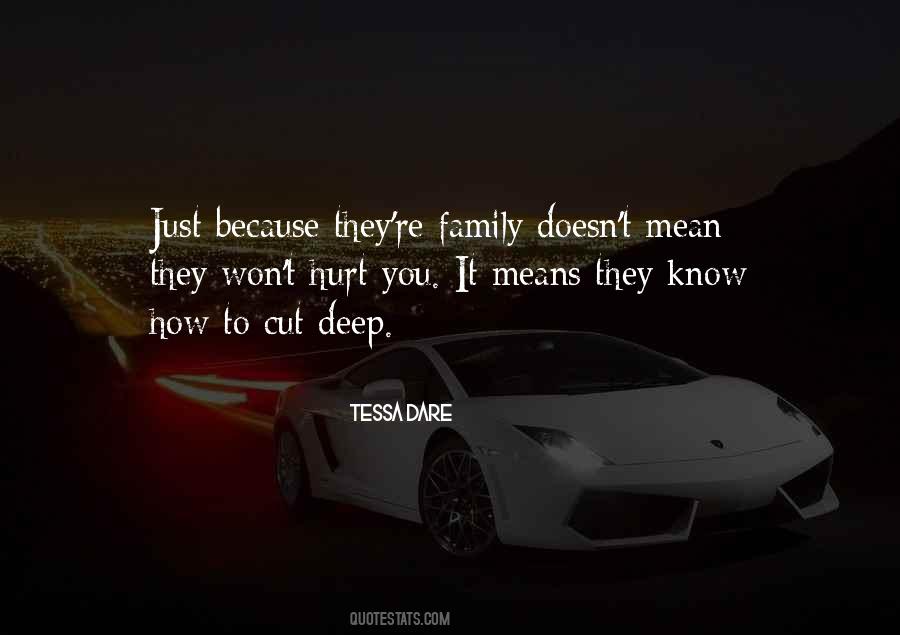 Family Hurt You The Most Quotes #182747