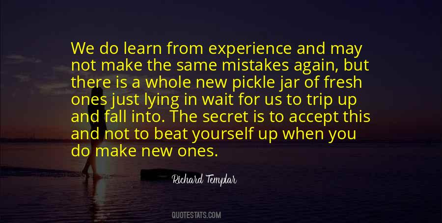 Learn From Your Experience Quotes #120610