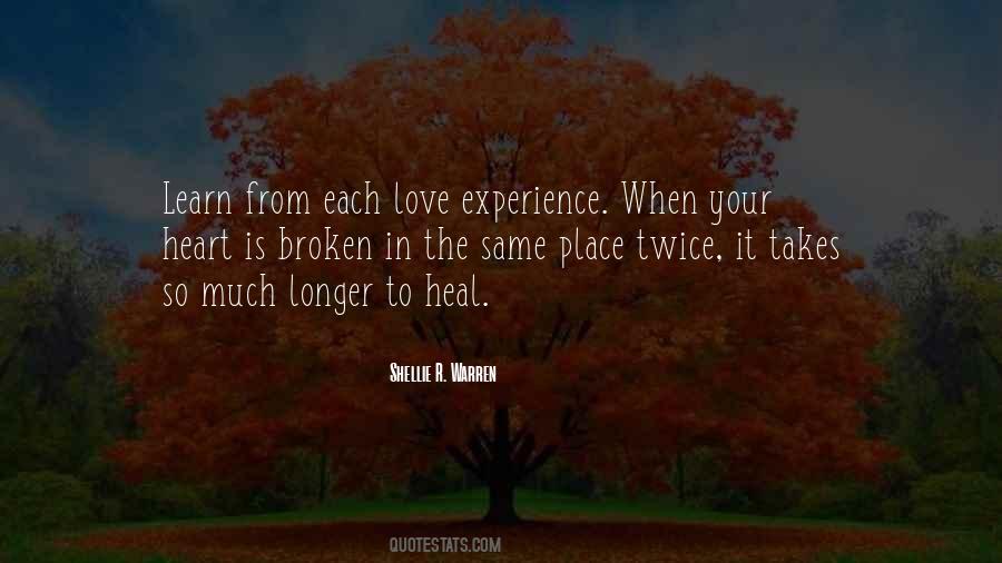 Learn From Your Experience Quotes #1563867