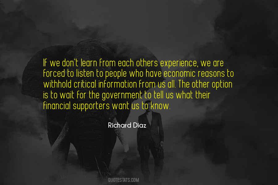 Learn From Your Experience Quotes #2804