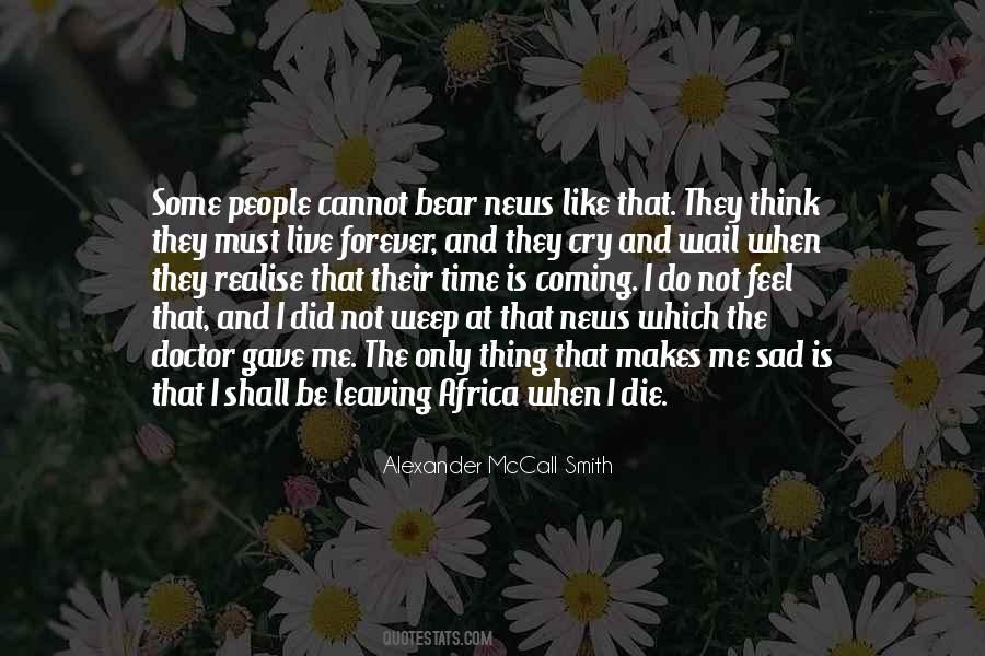 Leaving Africa Quotes #1029678