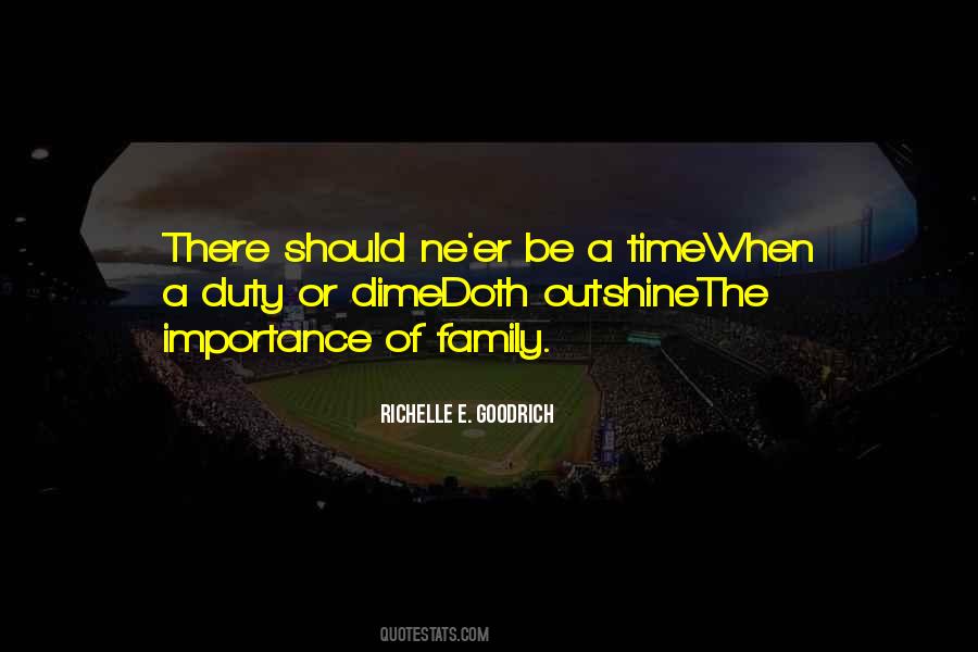 Family Importance Quotes #514846