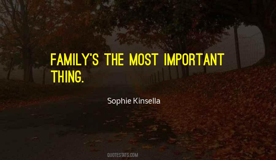 Family Importance Quotes #60448