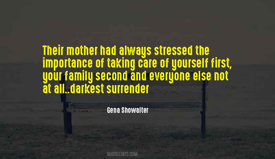 Family Importance Quotes #970184