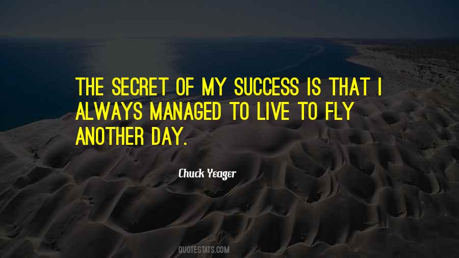 Secret To My Success Quotes #14127
