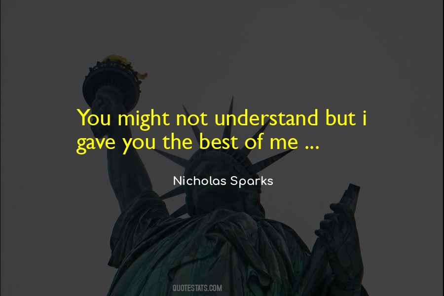 You The Best Quotes #229856