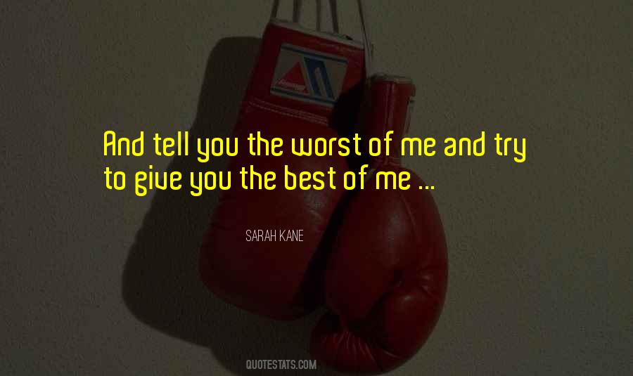You The Best Quotes #289402