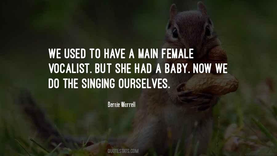 Baby Singing Quotes #605818