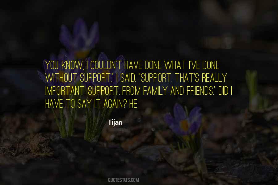 Family Is Important Than Friends Quotes #365746