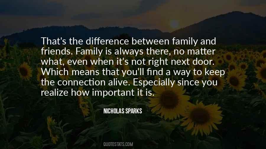 Family Is Important Than Friends Quotes #80403