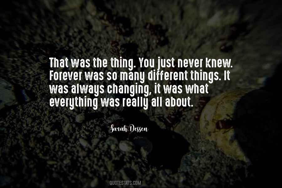 Forever Thing Quotes #611114