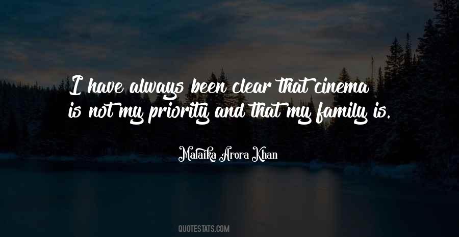 Family Is My Priority Quotes #1718275