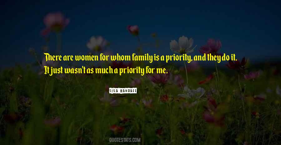 Family Is My Priority Quotes #558684