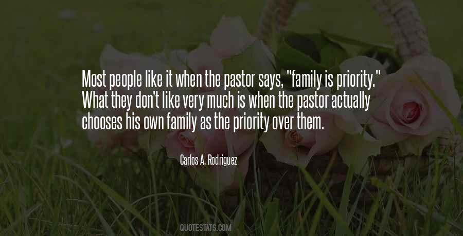Family Is My Priority Quotes #836031