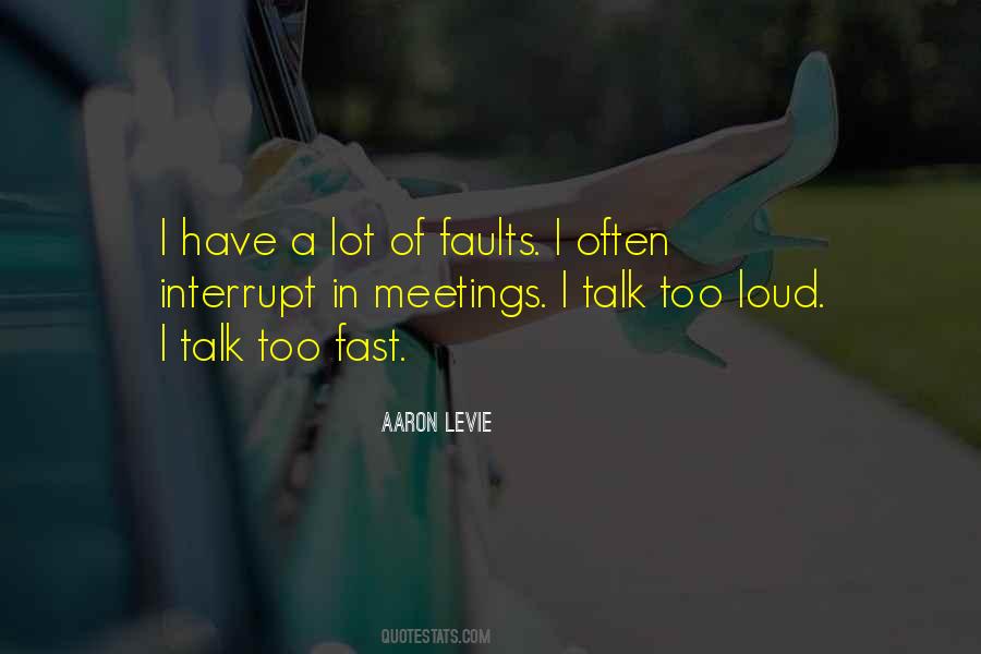 Fast Talk Quotes #1130657