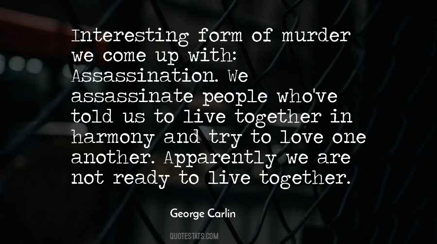 We Live Together Quotes #251030