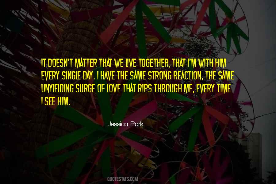 We Live Together Quotes #324709