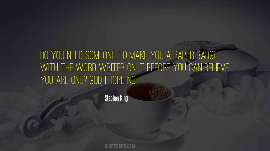 One Word Hope Quotes #449970