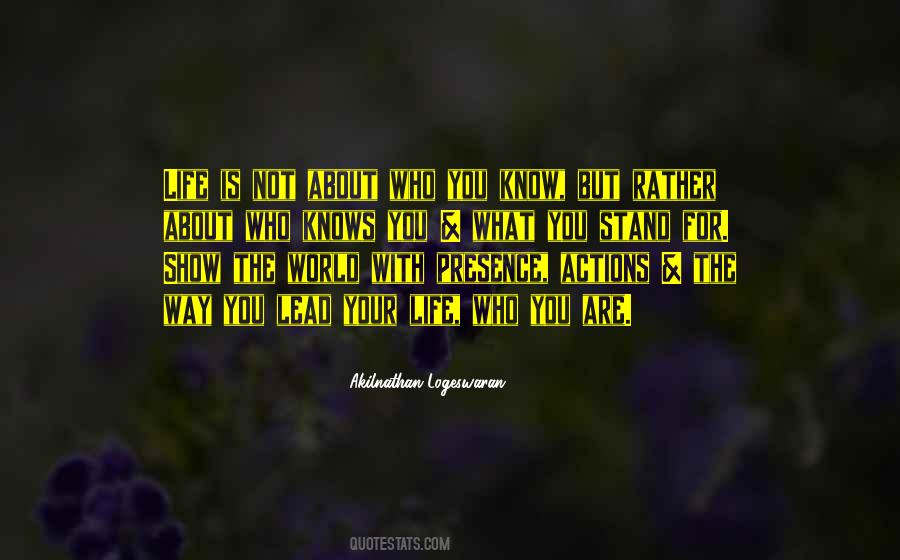 Live An Authentic Life Quotes #815997