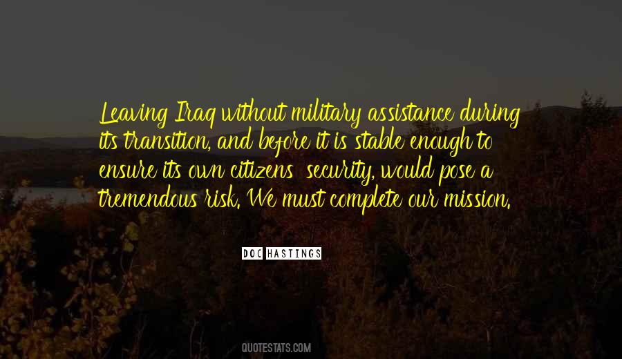 Military Security Quotes #260981