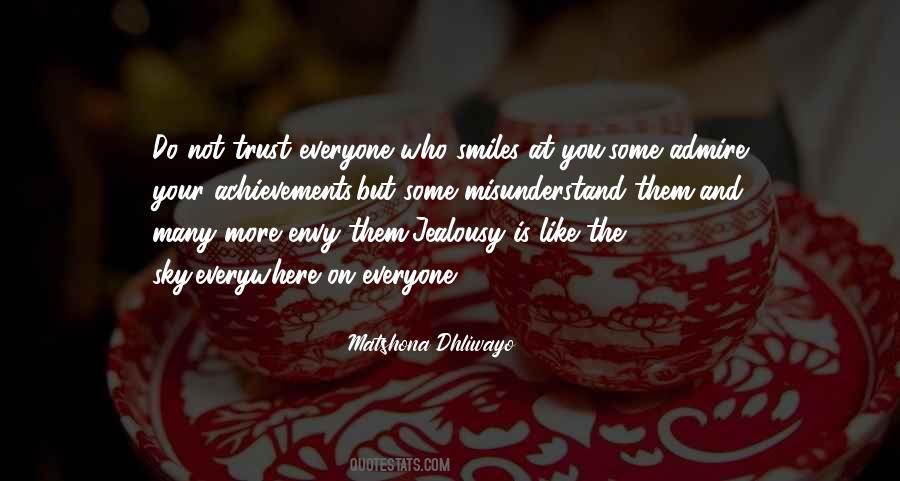 Trust And Jealousy Quotes #1304647