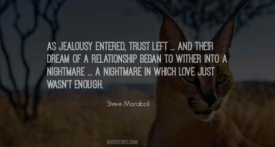 Trust And Jealousy Quotes #501511