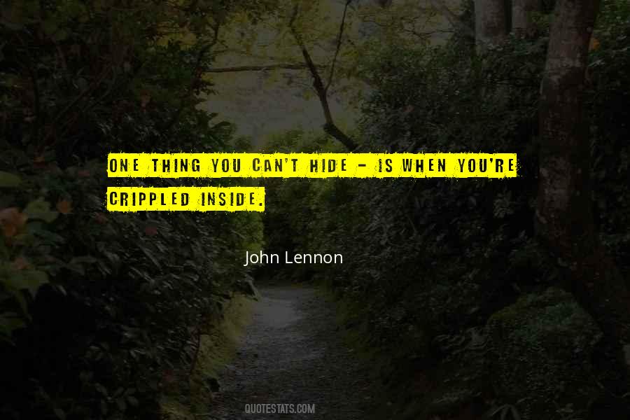 Quotes About Hide Pain #1789695