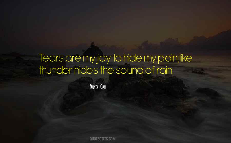 Quotes About Hide Pain #239995