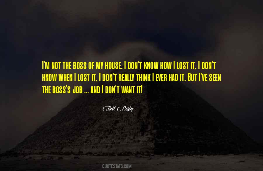 Lost My Job Quotes #938018