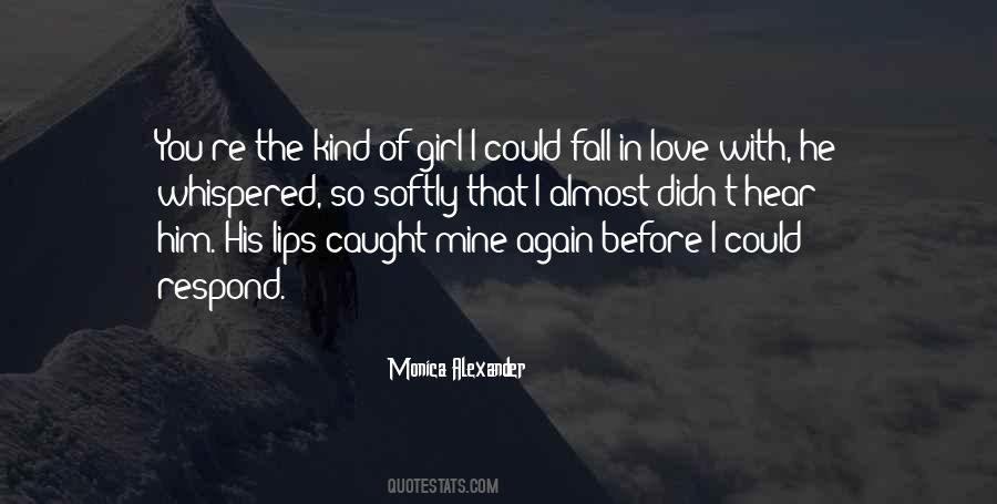 Fall In Love With Him Quotes #100904