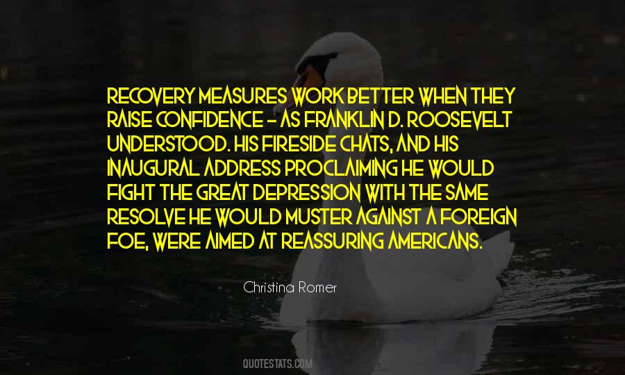 Franklin D Roosevelt Great Depression Quotes #1876930