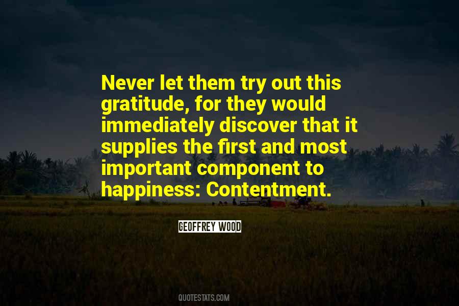 Quotes About Contentment And Gratitude #1408405