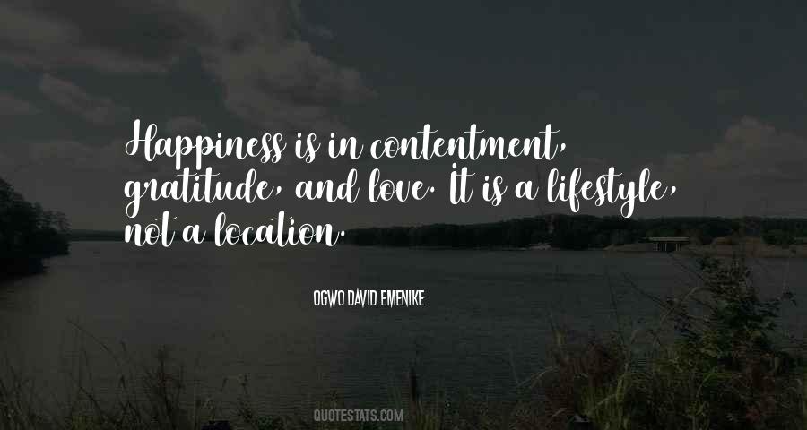 Quotes About Contentment And Gratitude #1753788