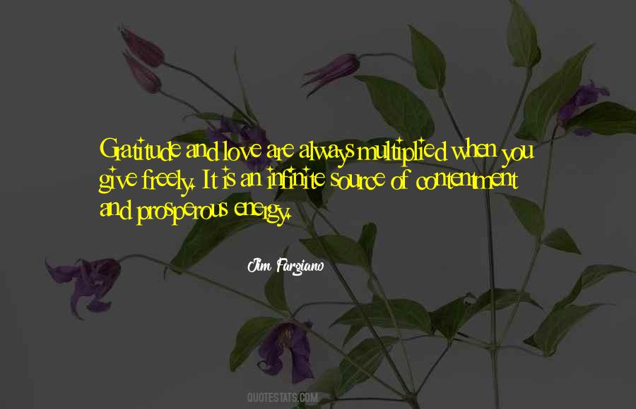 Quotes About Contentment And Gratitude #266299